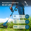 Cortabordes inalámbrico KS GT-20V thumbnail