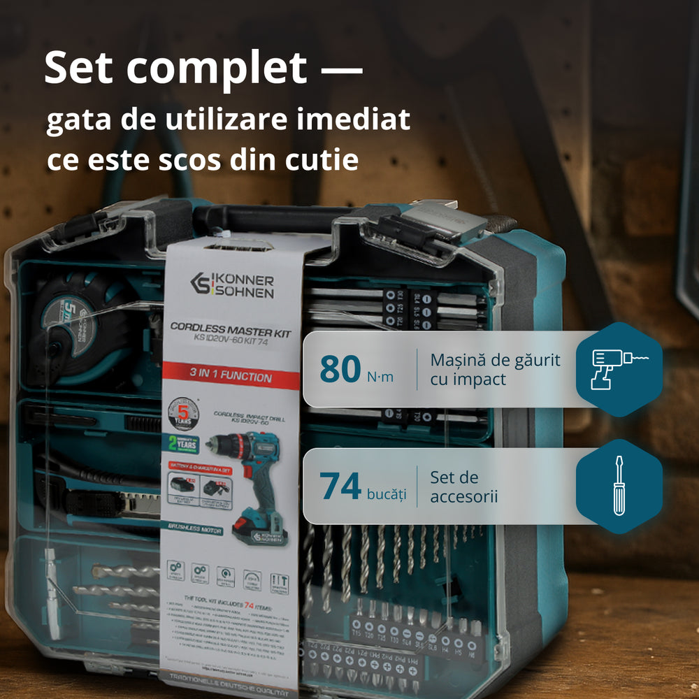 Pachet promoțional KS ID20V-60 KIT 74 PLUS