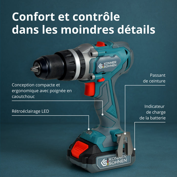 Kit d’outils sans fil  Master Set 2en1 KS IDISD 20V SET 2 PLUS