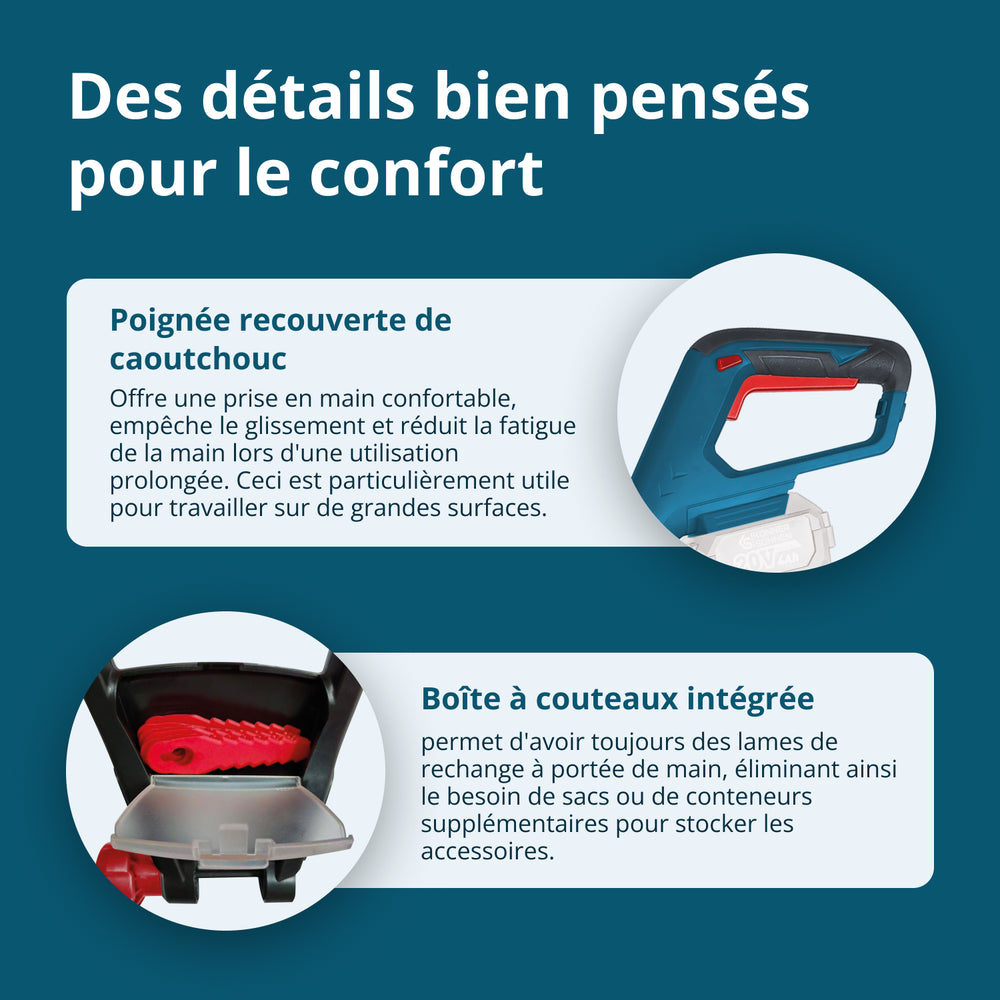 Taille-bordures multifonctions sans fil KS MFT-20V 