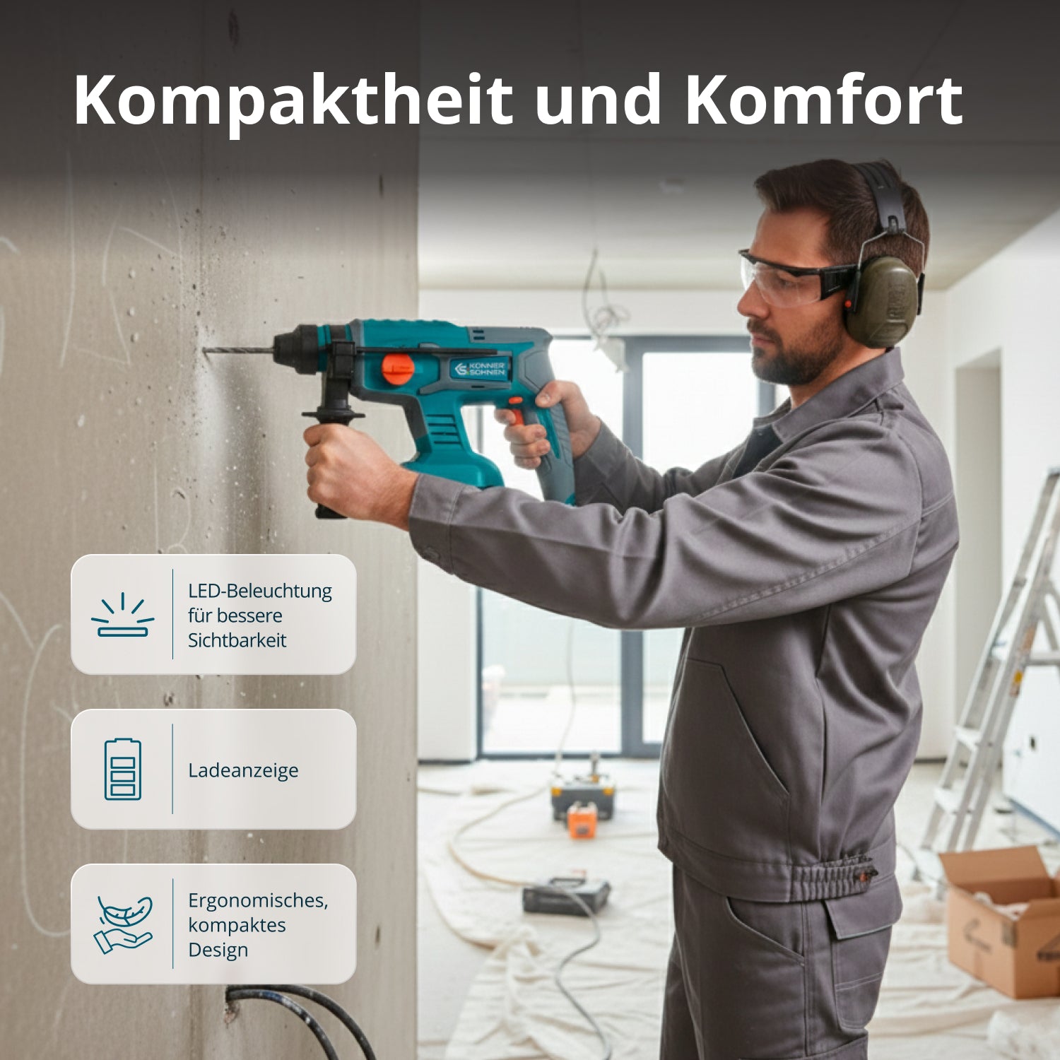 Ledningsfri Master Sæt 3i1 KS RHAGD 20V SÆT 3