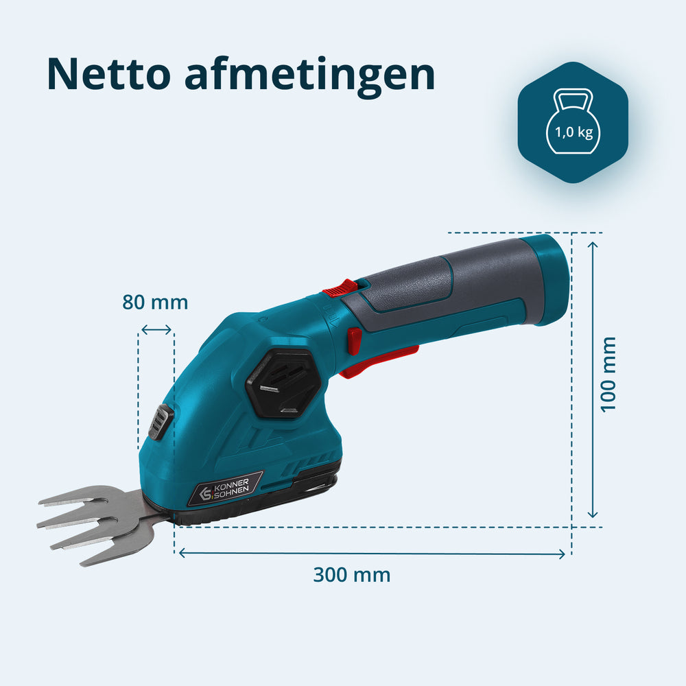 Snoerloze 2 in 1 Gras Schaar en Heggenschaar KS SHT-8V