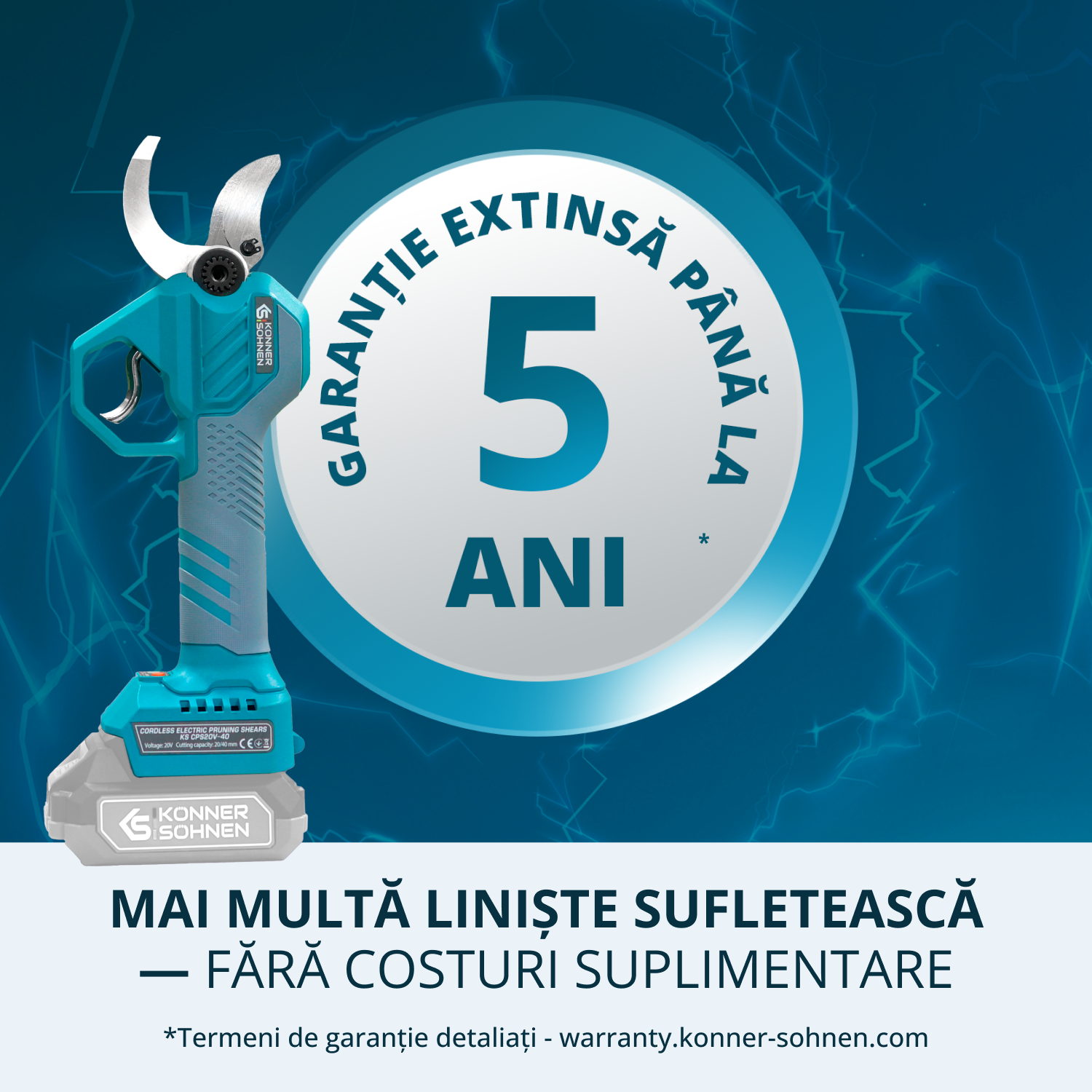 Foarfecă de tăiat cu acumulator KS CPS20V-40 Case