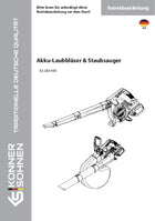 Akku-Laubbläser & Staubsauger KS LBV-40V
