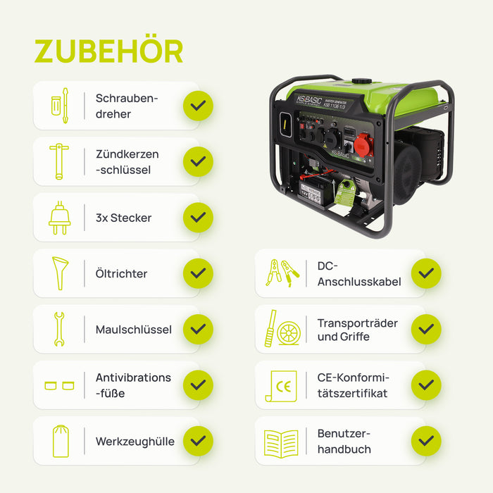 Inverter-Generator KSB 110iE-1/3