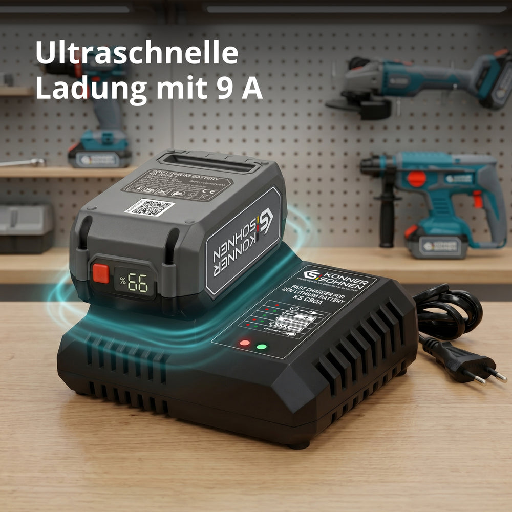 Brzi punjač za 20V litijumsku bateriju KS C90A