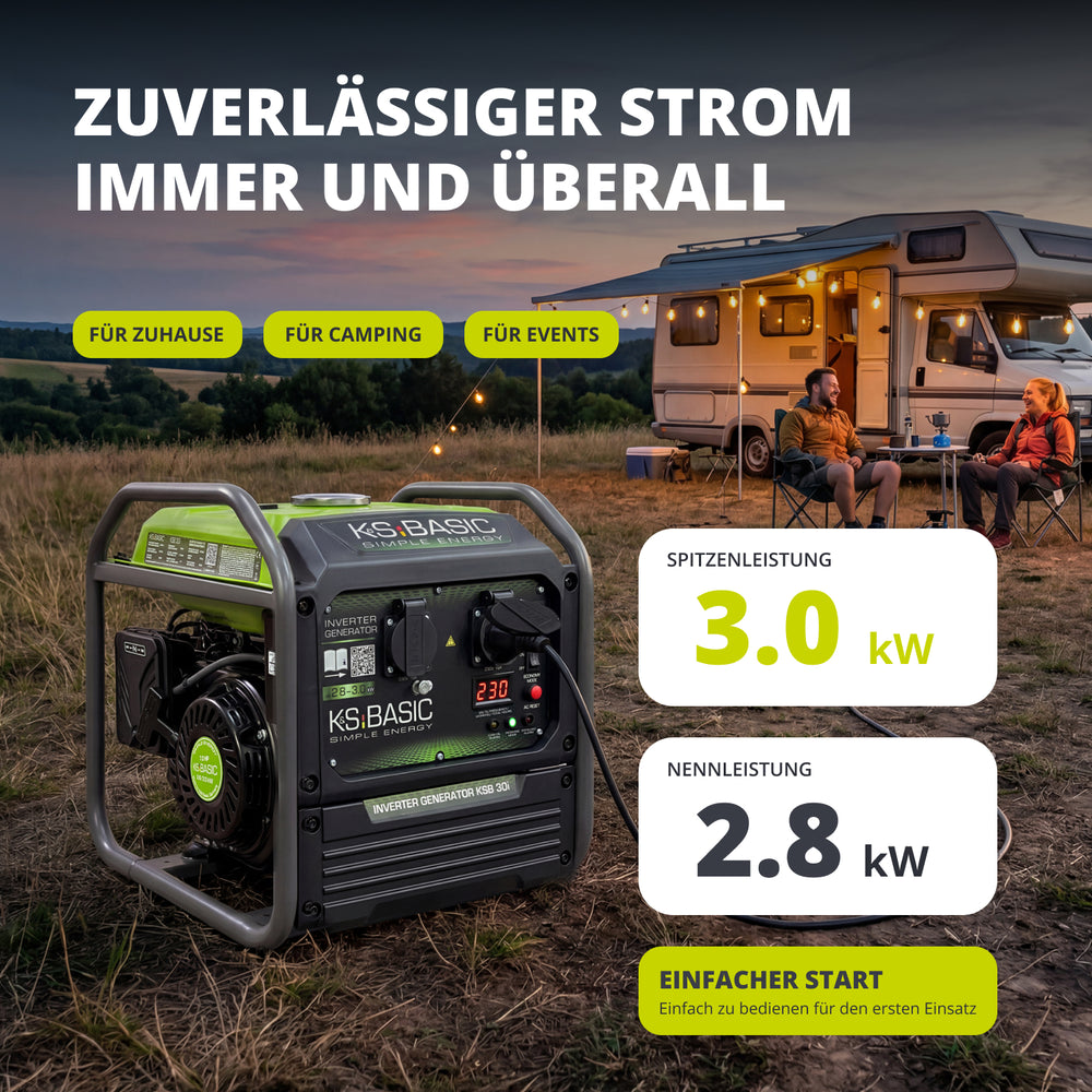 Invertorový generátor KSB 30i