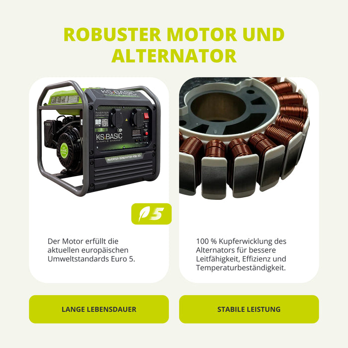 Invertorový generátor KSB 30i