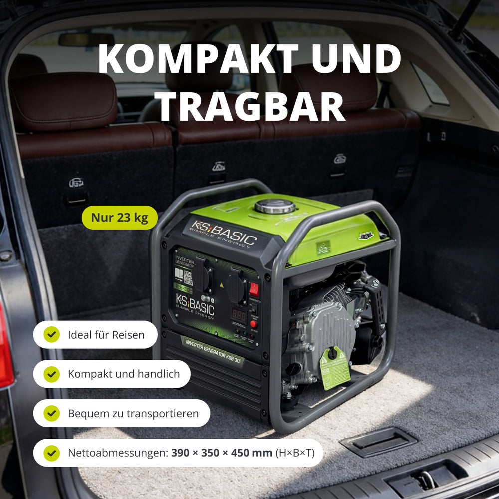 Invertorový generátor KSB 30i