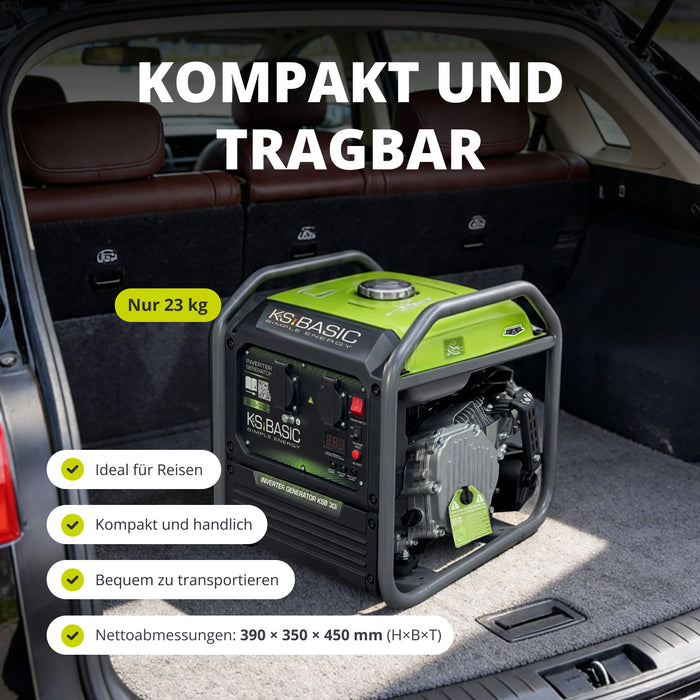 Invertorový generátor KSB 30i