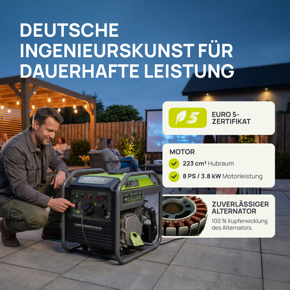 Invertergenerator KSB 38i