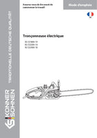 Tronçonneuse électrique  KS CS1800-14, KS CS2200-16, KS CS2400-18