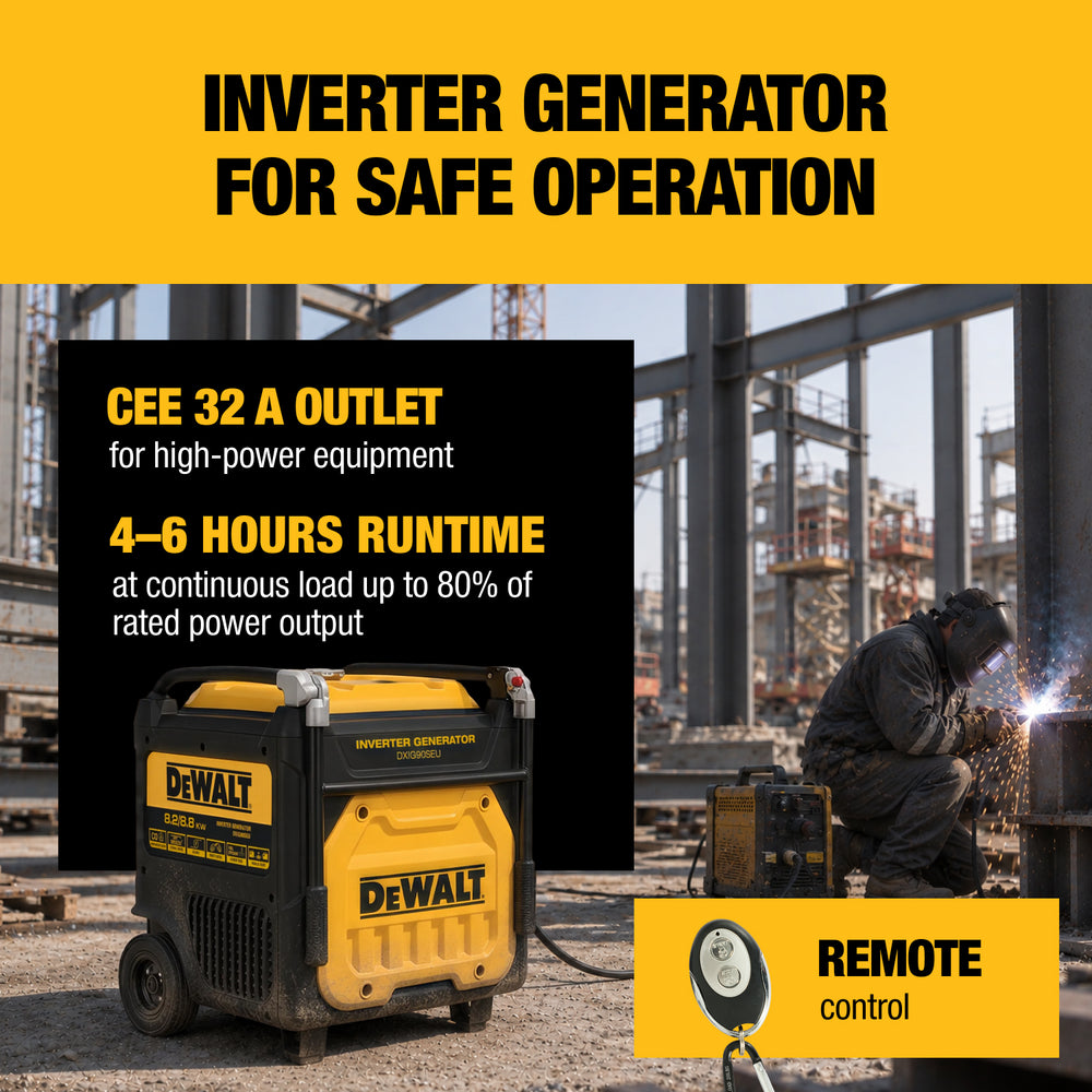 DeWALT DXIG90SEU Invertterigeneraattori