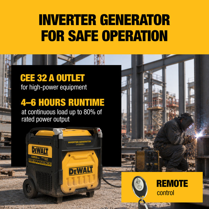 DeWALT DXIG90SEU Invertterigeneraattori
