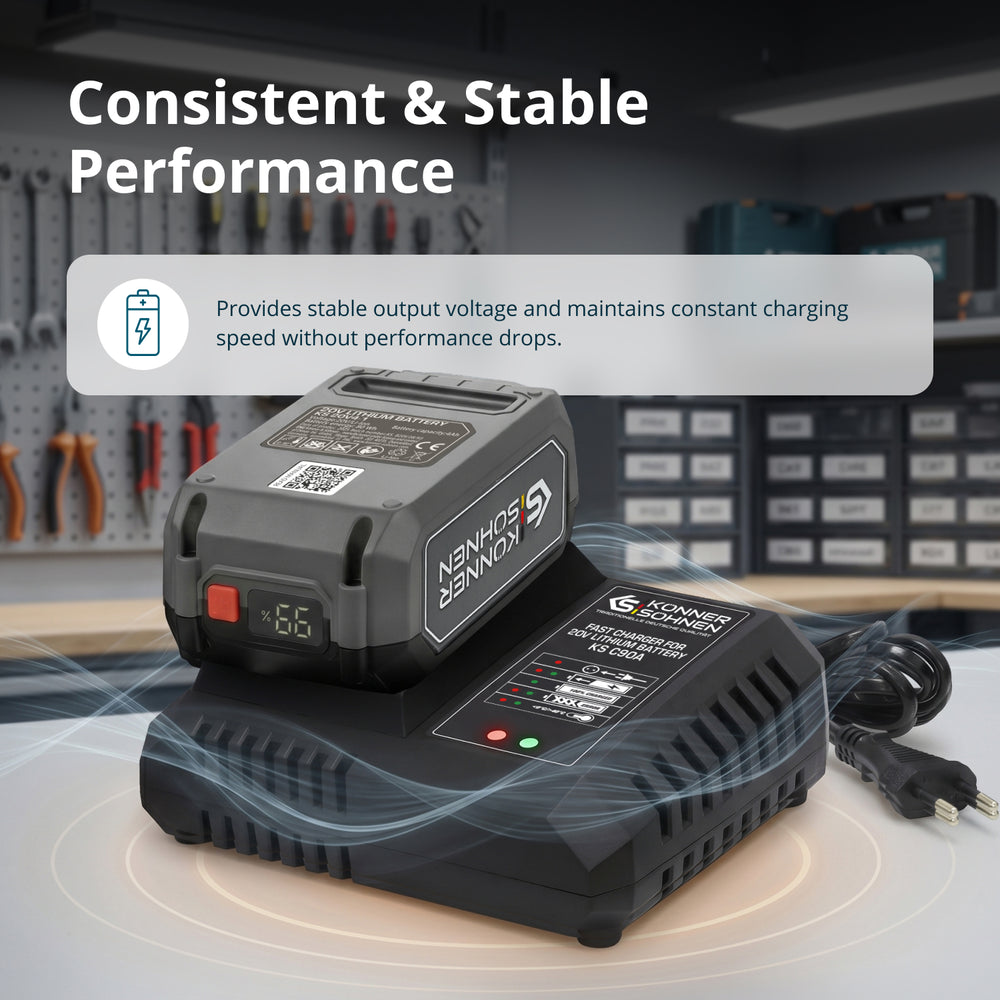 Fast Charger for 20V lithium battery KS C90A
