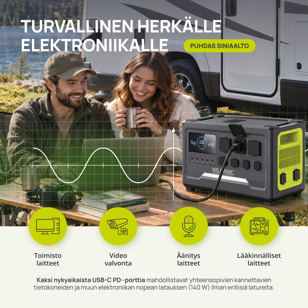 Kannettava virtalähde KSB 1200PS