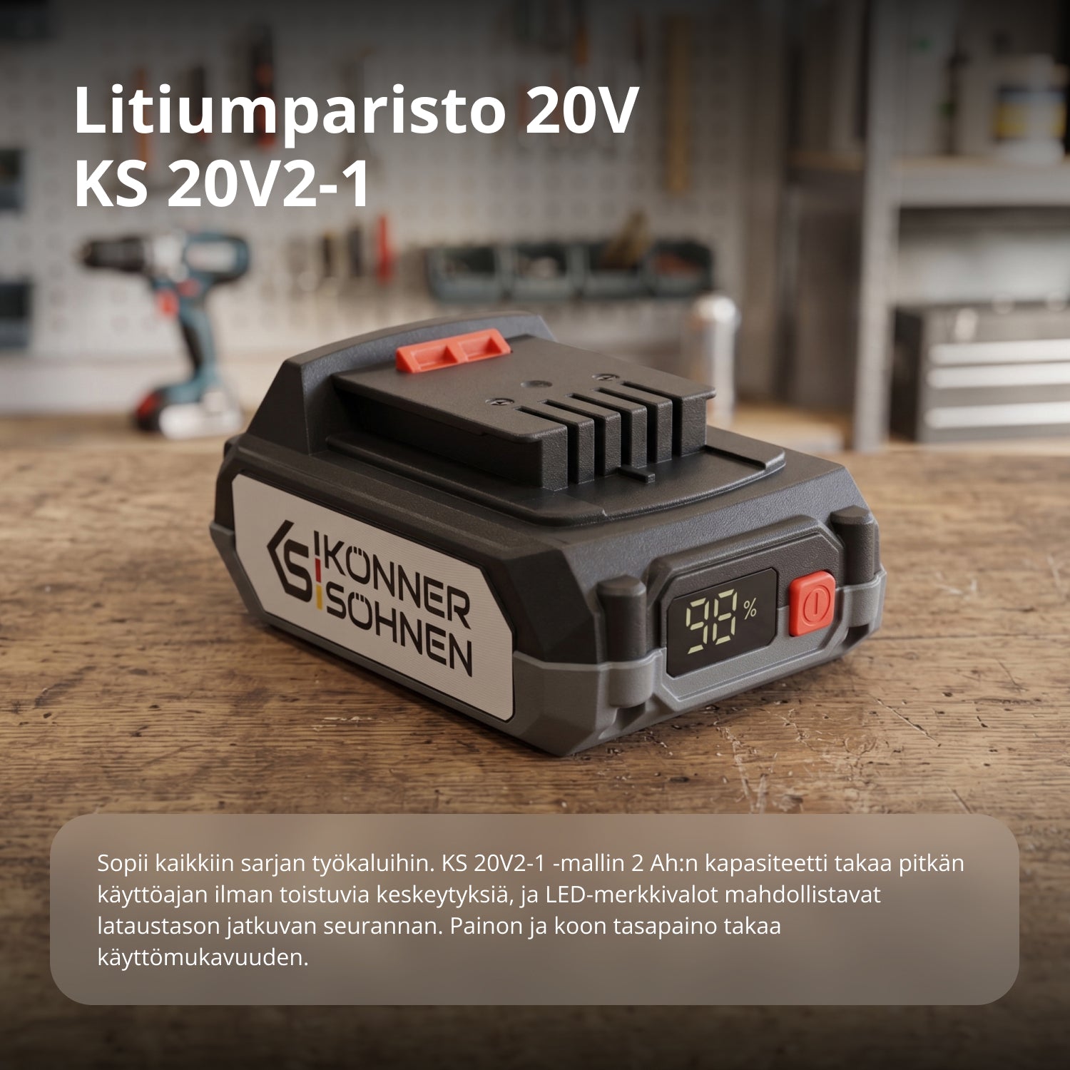 Aloituspakkaus KS 20V2-1-DUAL