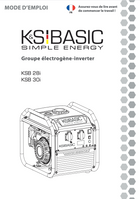 Groupe électrogène-inverter KSB 28i, KSB 30i