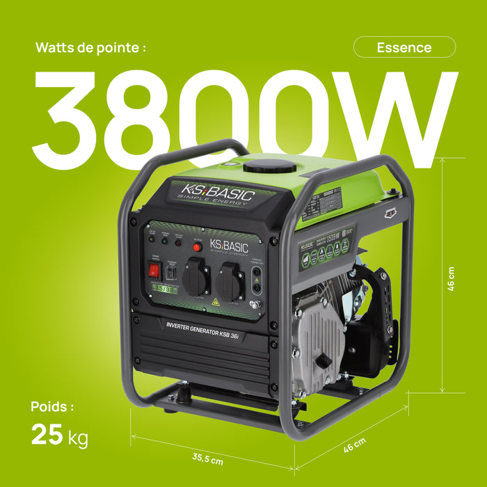 Groupe électrogène inverter KSB 36i 