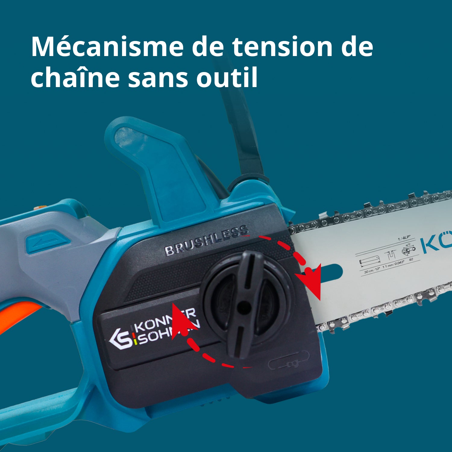 Scie à batterie KS MCS20V-12 SET