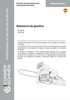 Motosierra de gasolina KS CS21G, KS CS31G