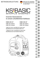 Generatore Inverter KSB 22i S, KSB 33i S 