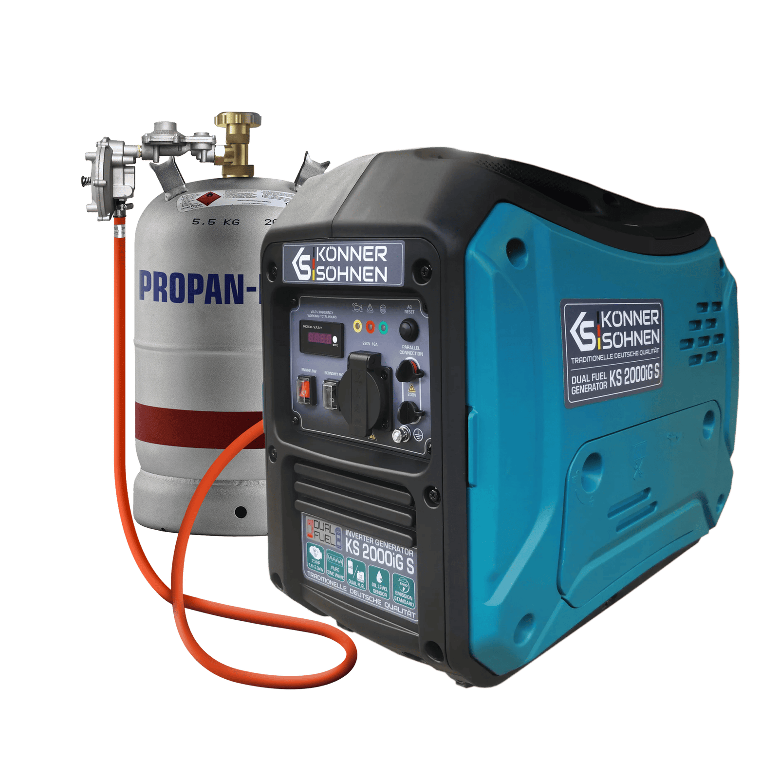 Generatore inverter GPL/benzina KS 2000iG S