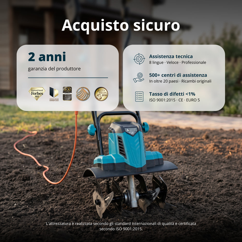 Motozappa elettrica KS 1000T E