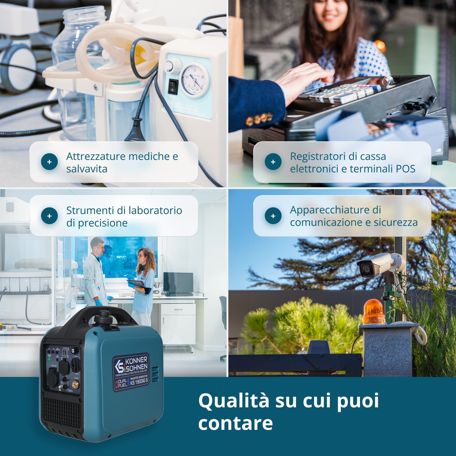 Generatore inverter (GPL/benzina) KS 1900iG S