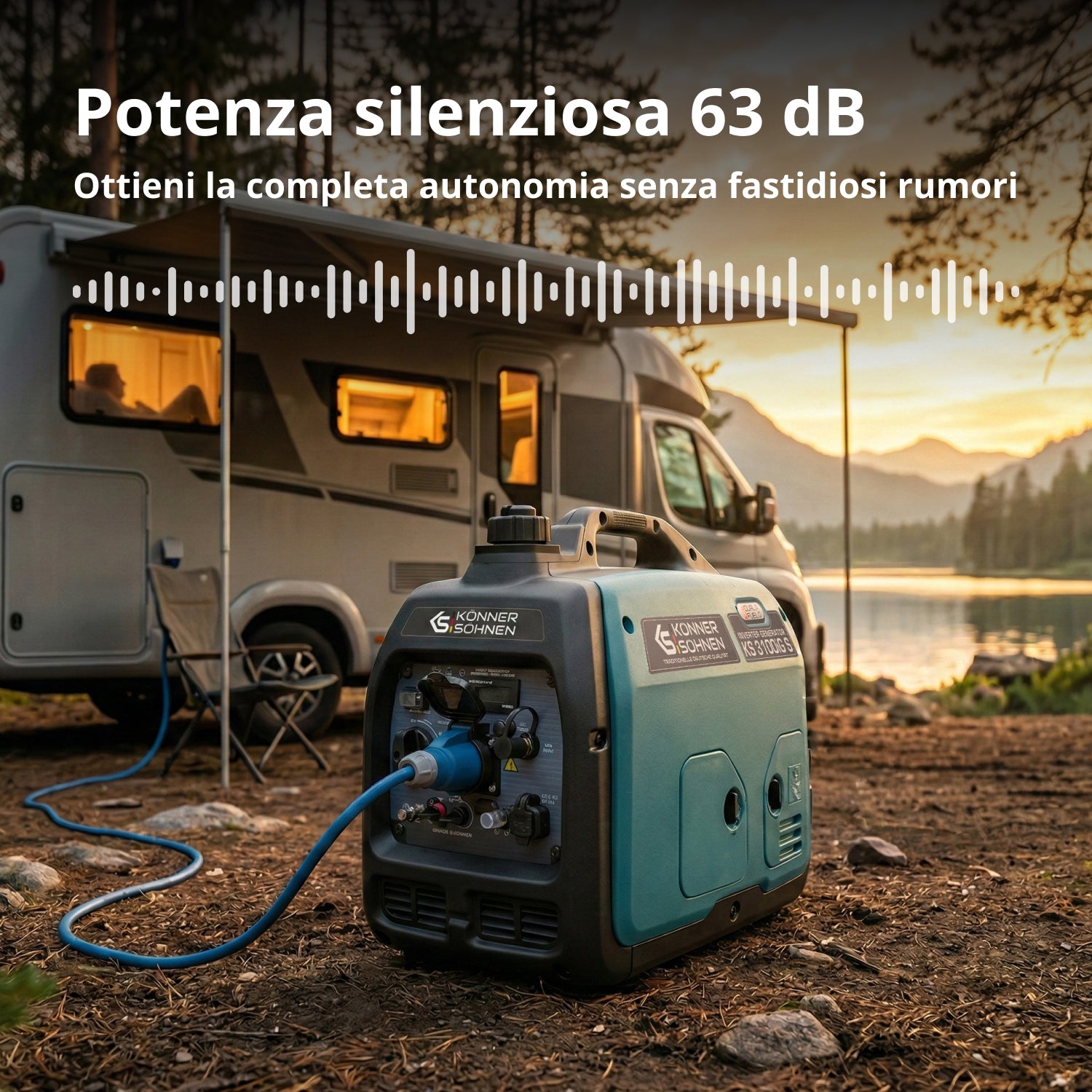 Generatore inverter GPL/benzina KS 3100iG S