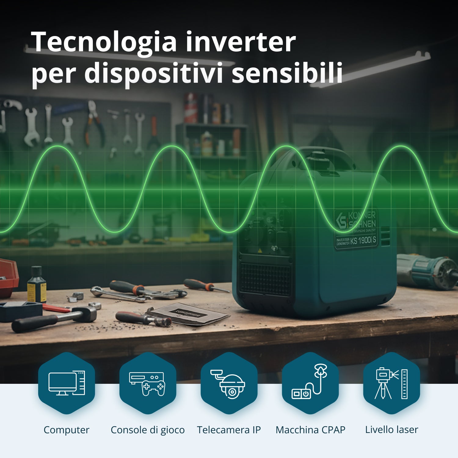 Generatore inverter KS 1900i S