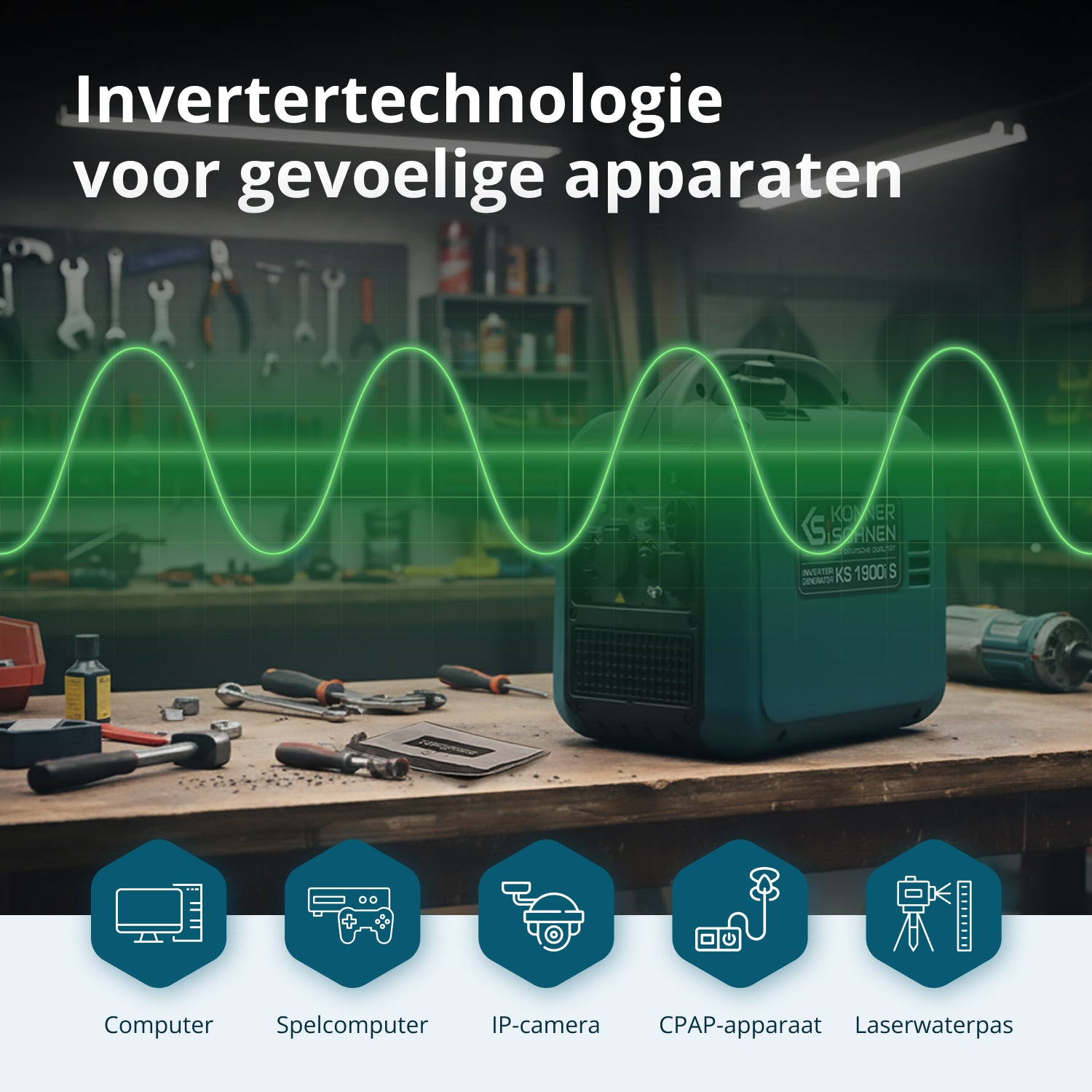 Invertergenerator KS 1900i S