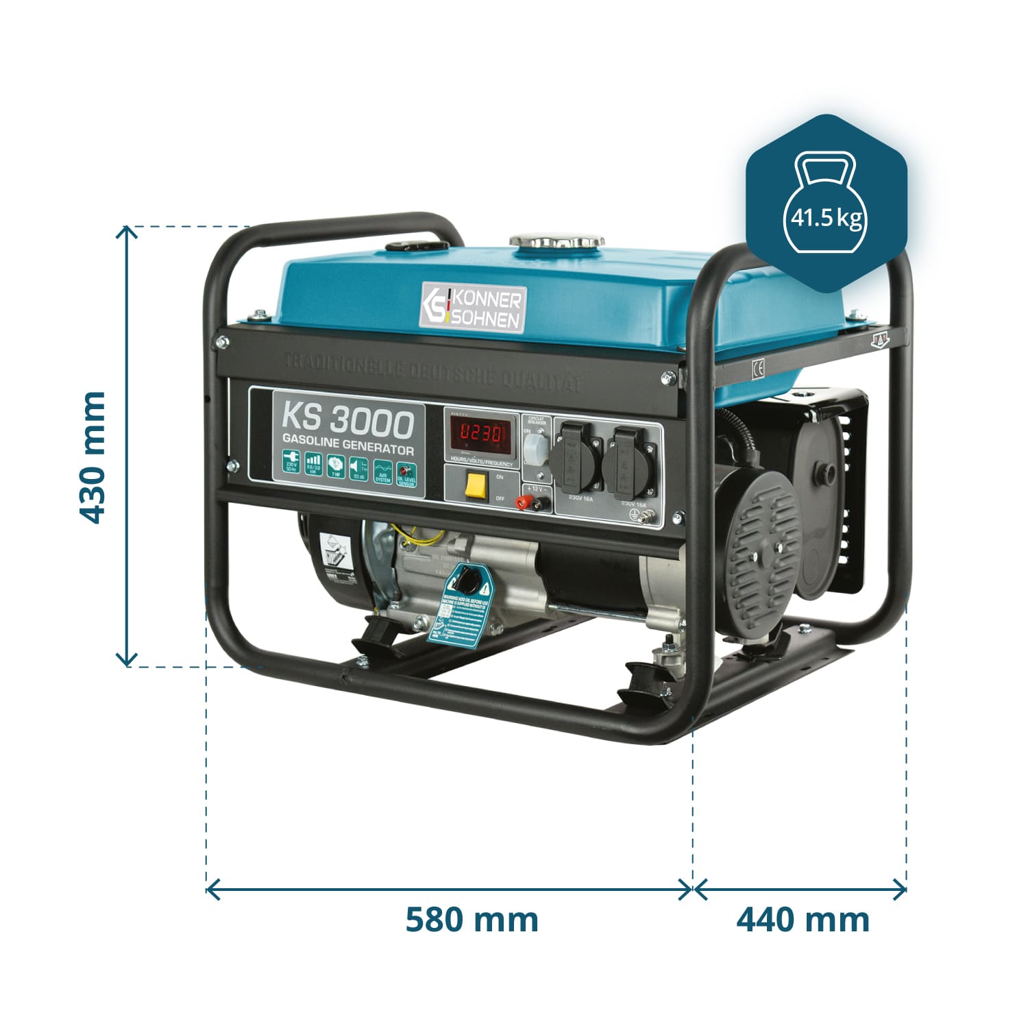 Benzin-Generator "Könner & Söhnen" KS 3000