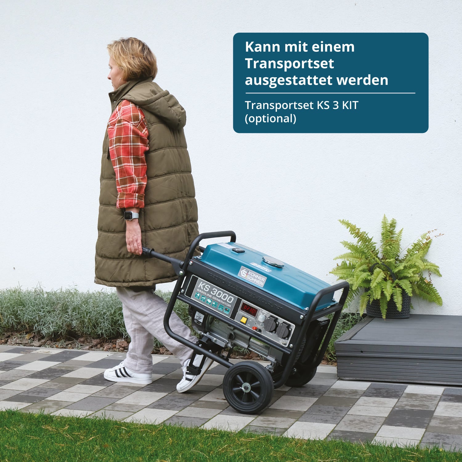 Benzin-Generator "Könner & Söhnen" KS 3000