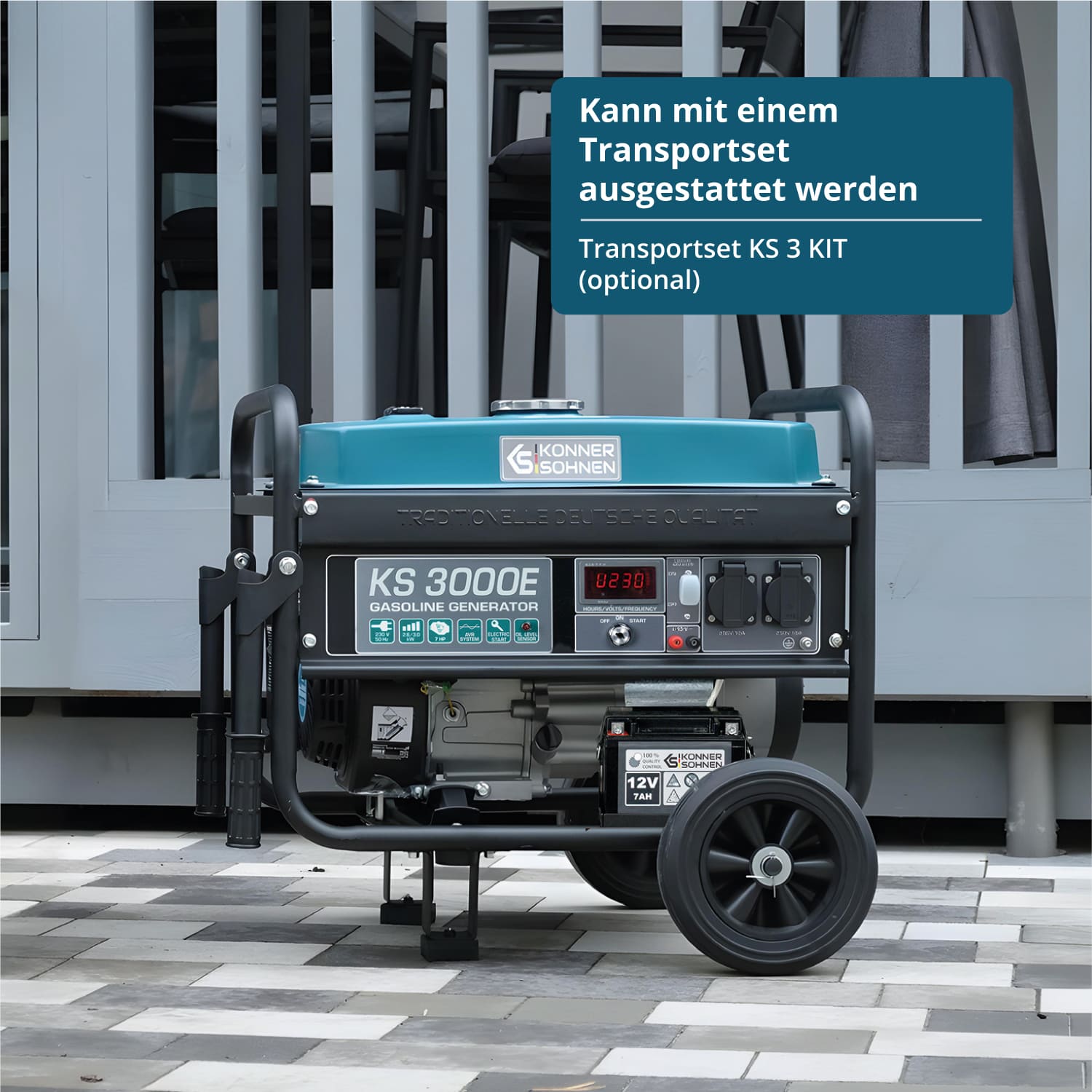 Benzin-Generator "Könner & Söhnen" KS 3000E