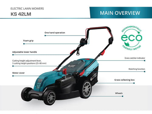 Elektrischer Rasenmäher KS 42LM