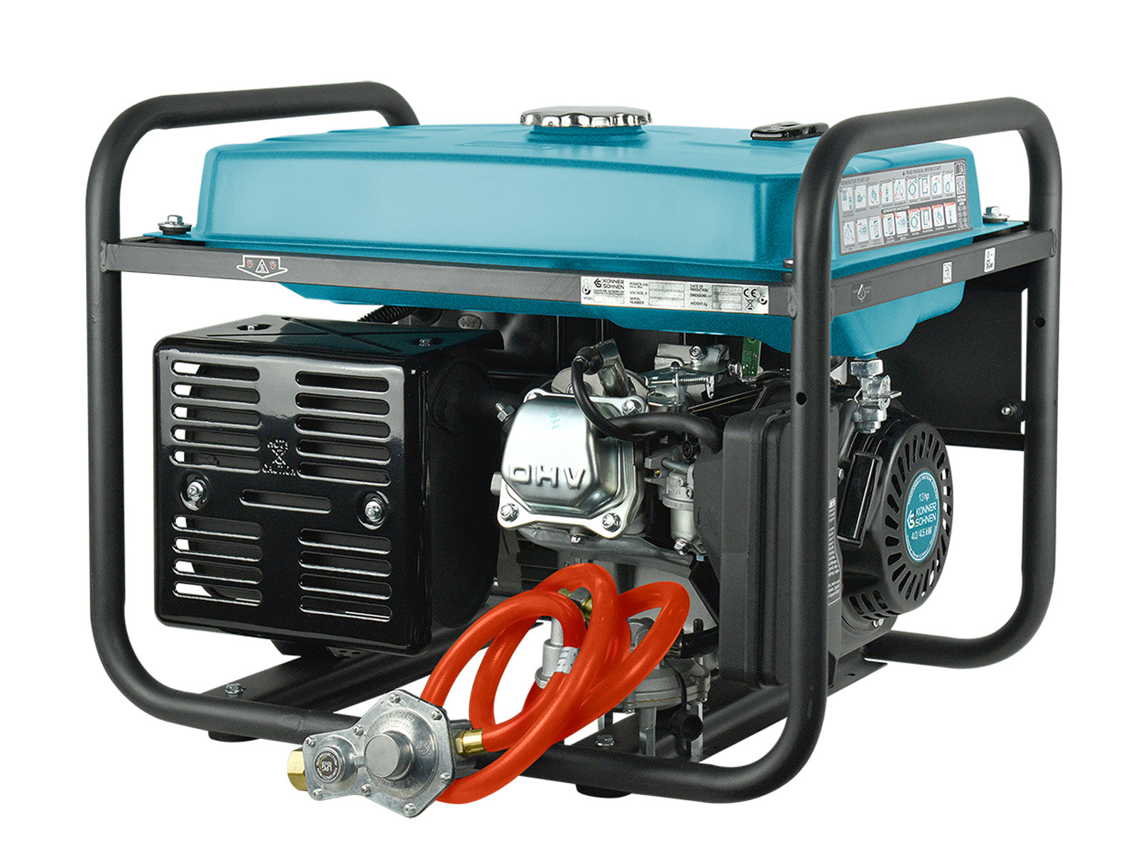 LPG/benzínový generátor „Könner & Söhnen“ KS 5000E G