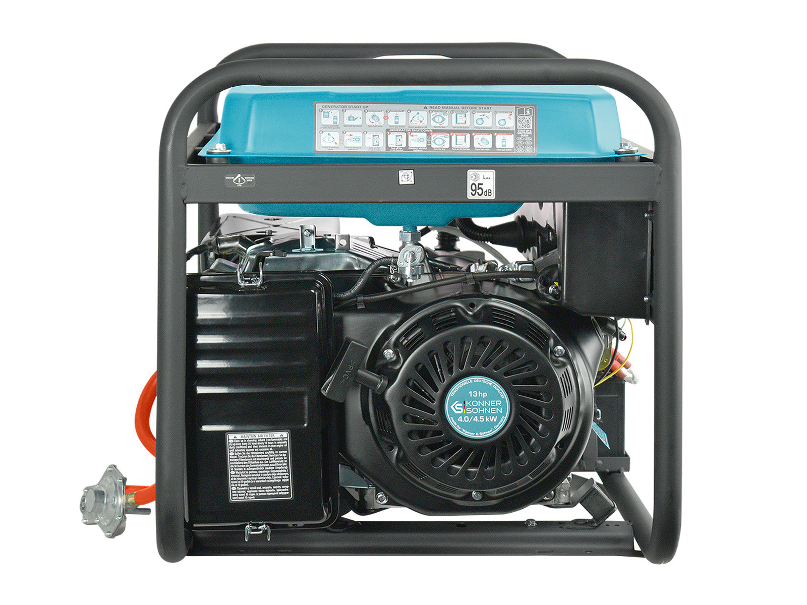 LPG/benzínový generátor „Könner & Söhnen“ KS 5000E G