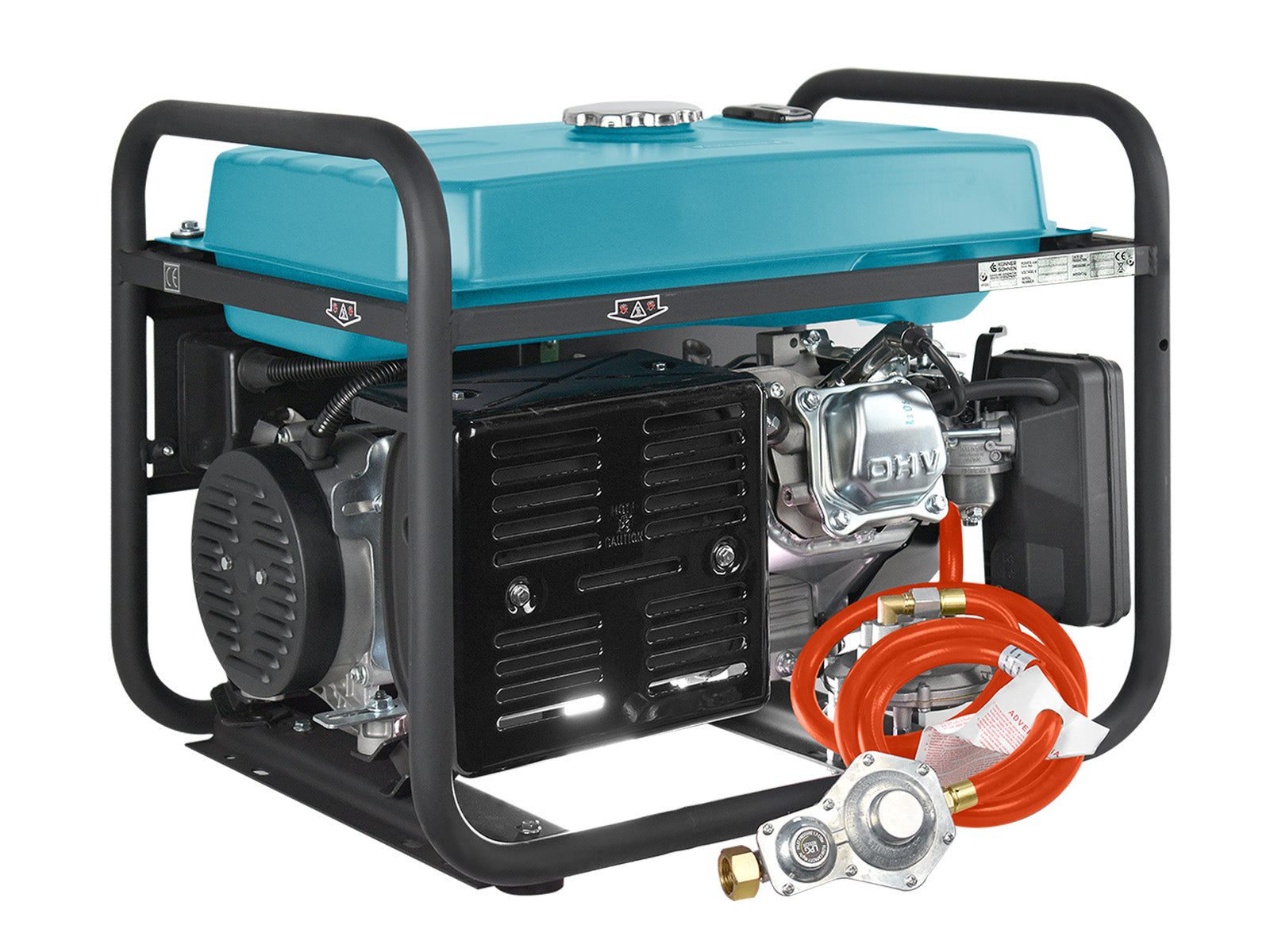 LPG/benzínový generátor „Könner & Söhnen“ KS 7000E G