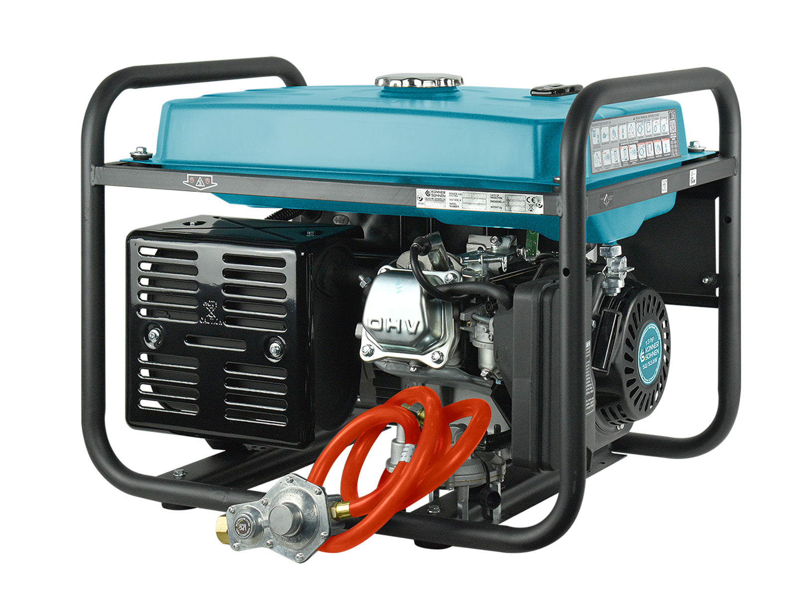 LPG/benzínový generátor „Könner & Söhnen“ KS 7000E G