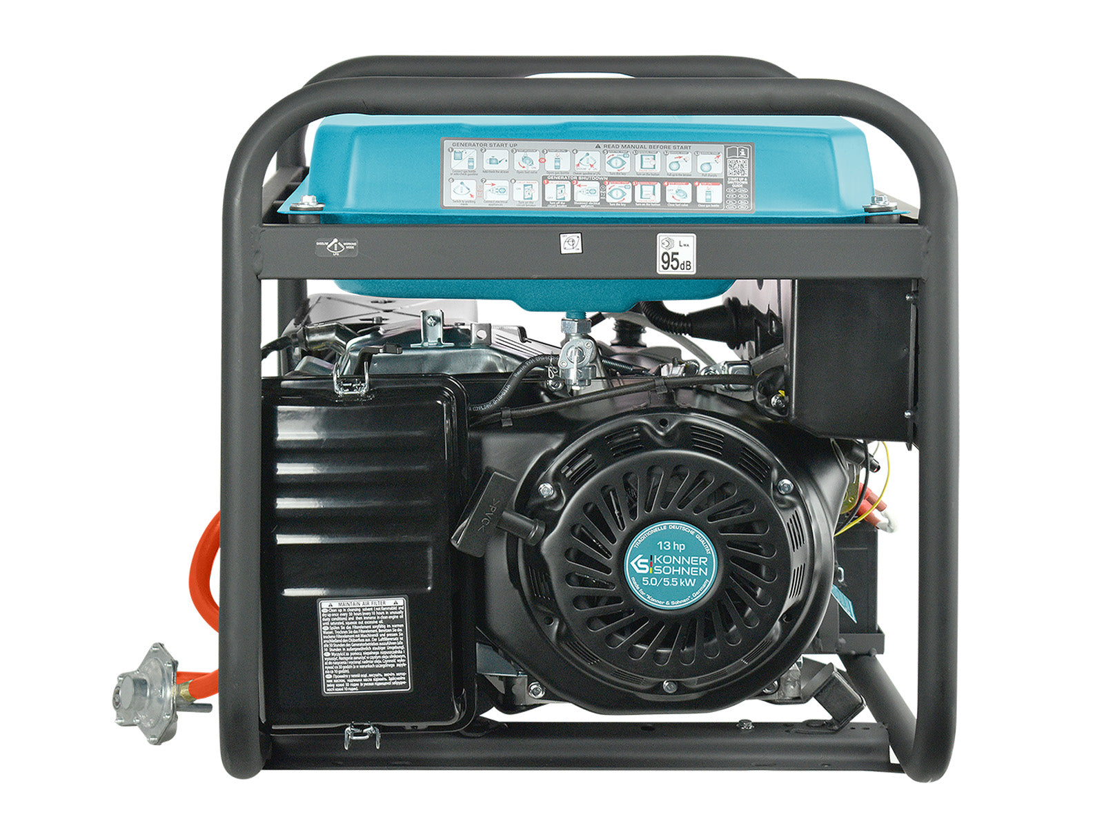 LPG/benzínový generátor „Könner & Söhnen“ KS 7000E G