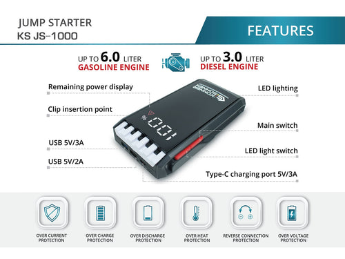 Jumpstarter KS JS-1000