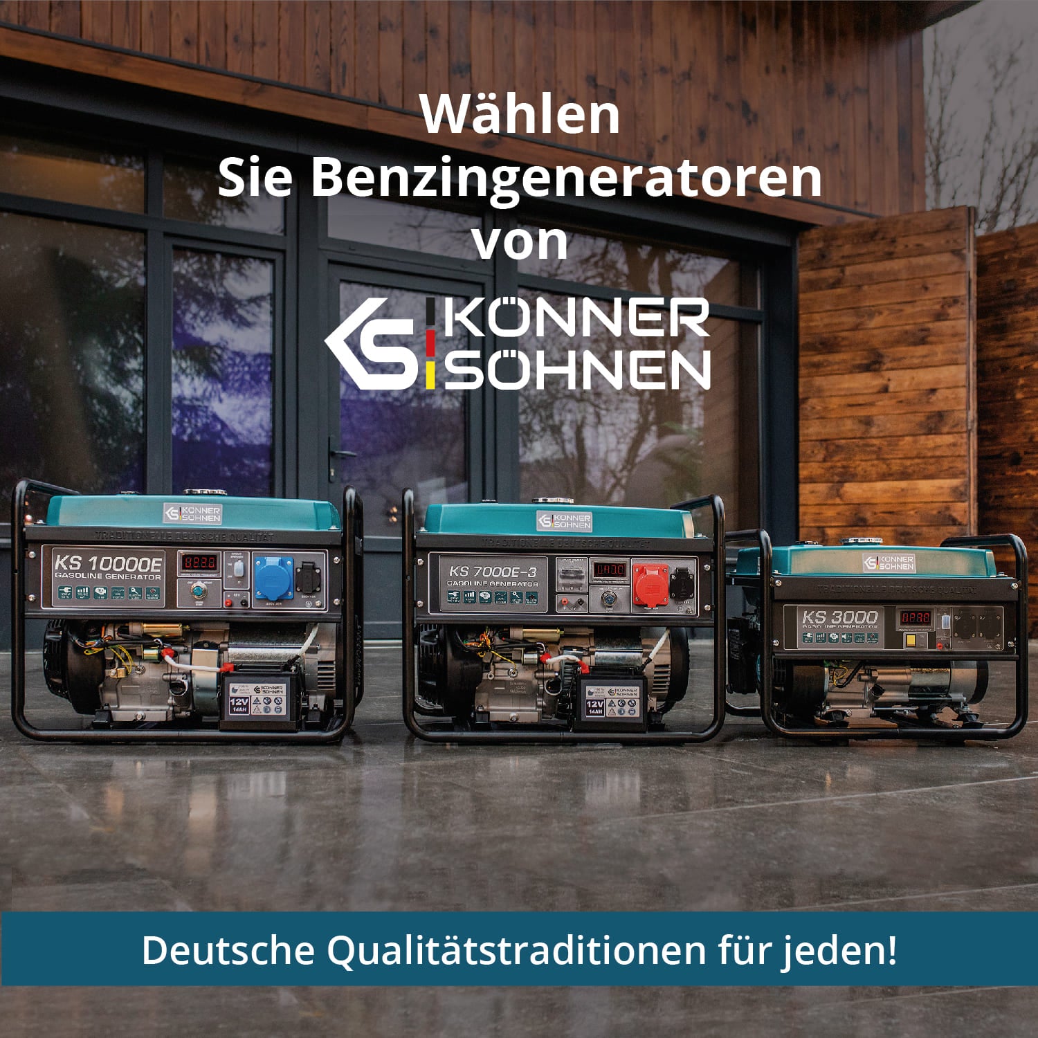 Бензинов генератор „Könner & Söhnen“ KS 7000