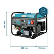 Generator pe benzină „Könner & Söhnen” KS 7000E 1/3 thumbnail