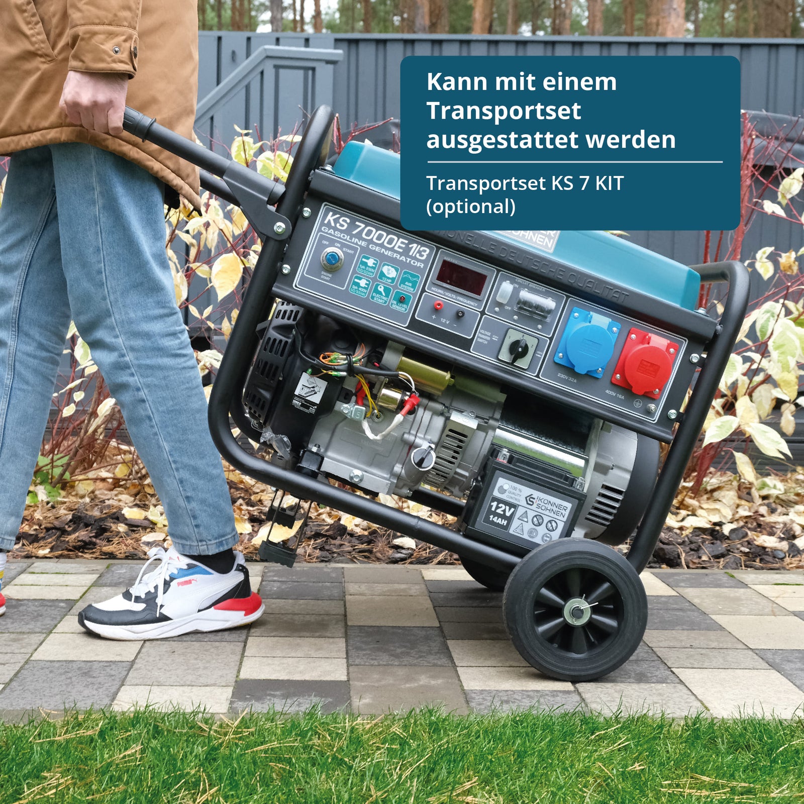 Generator pe benzină „Könner & Söhnen” KS 7000E 1/3