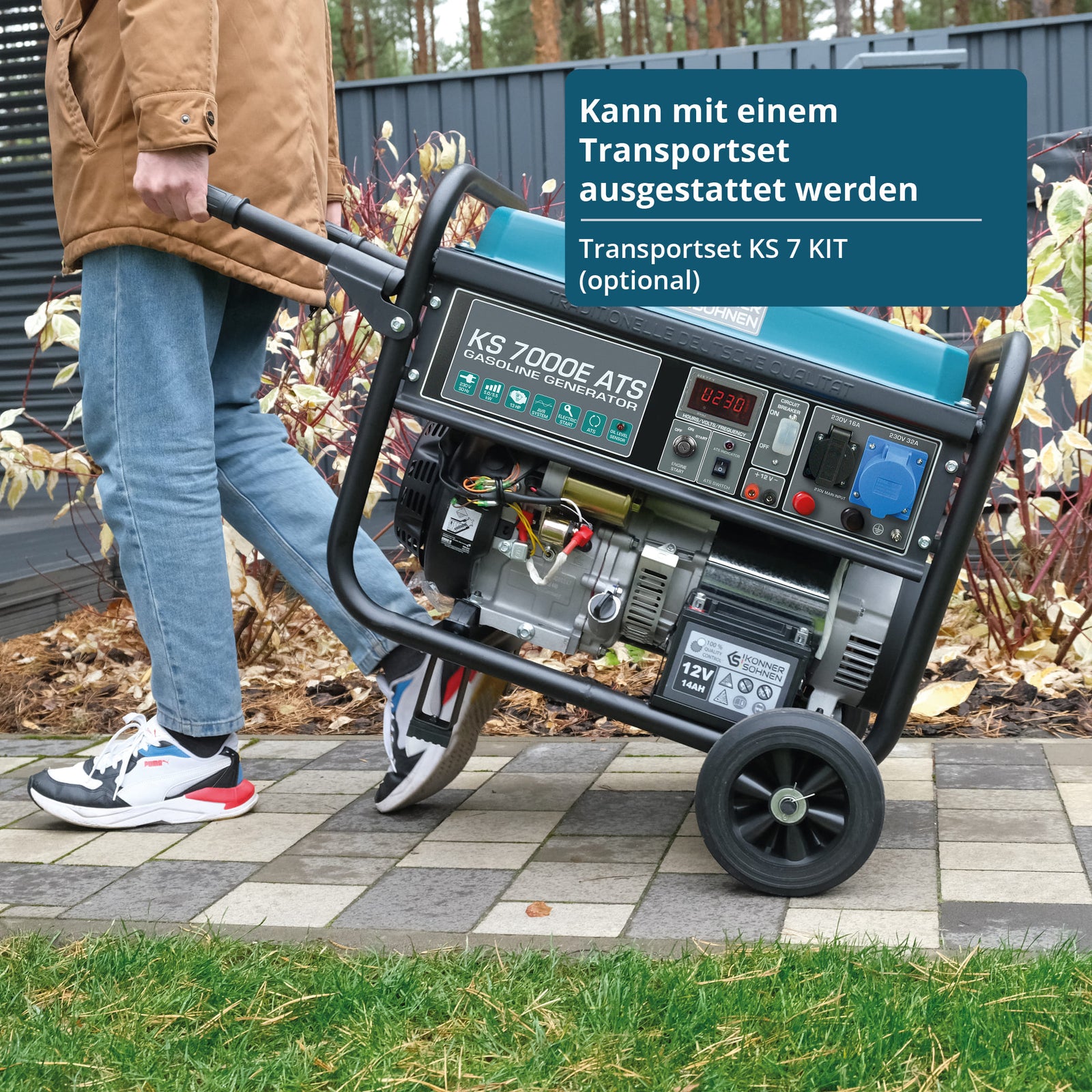 Bensinaggregat "Könner & Söhnen" KS 7000E ATS