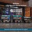 LPG/benzínový generátor „Könner & Söhnen“ KS 7000E G thumbnail