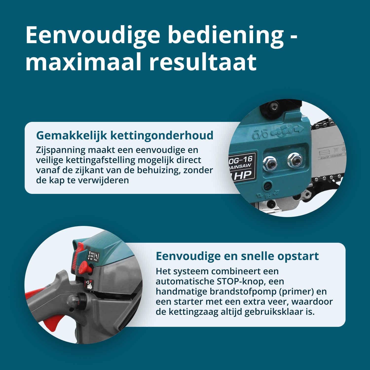 Benzinmotorsav KS CS20G-16