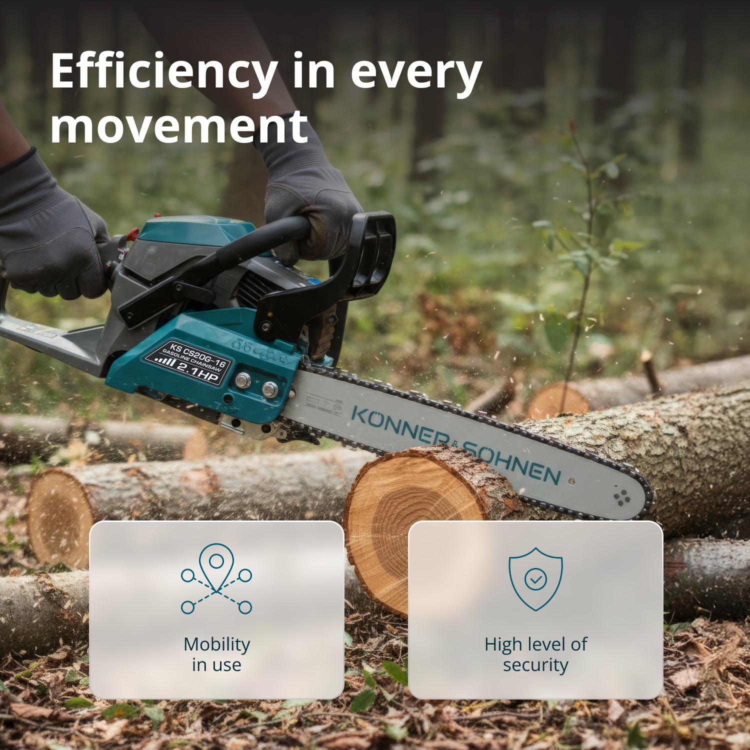 Gasoline Chainsaw KS CS20G-16