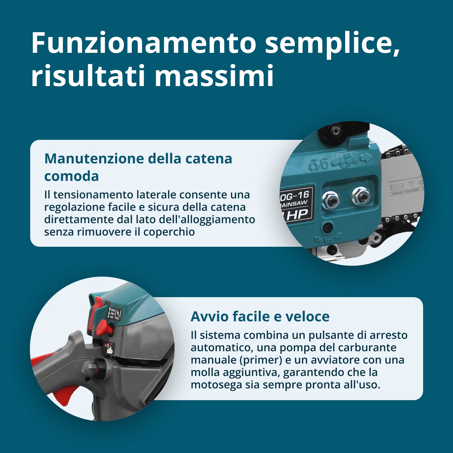 Motosega a Benzina KS CS20G-16